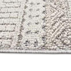 Outdoor Rugs-Kirkland's Home Linear Sundry Outdoor Area Rug, 6X9 Gray