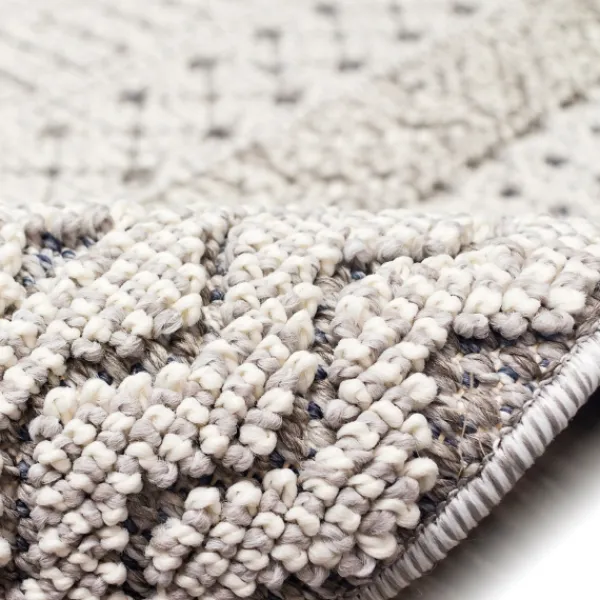 Outdoor Rugs-Kirkland's Home Linear Sundry Outdoor Area Rug, 5X7 Gray