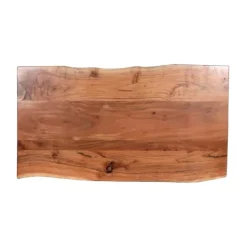Coffee Tables-Kirkland's Home Live Edge Hairpin Legs Coffee Table, 24X42 In. Tan