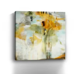 Canvas Art-Kirkland's Home Logic Canvas Art Print White/Green/Yellow