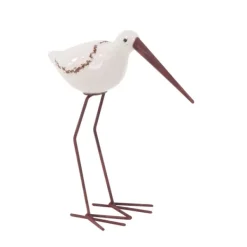 Statues & Figurines-Kirkland's Home Long Beak Stoneware Bird Figurines, Set Of 3 White