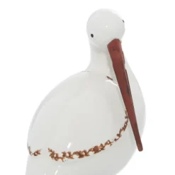 Statues & Figurines-Kirkland's Home Long Beak Stoneware Bird Figurines, Set Of 3 White