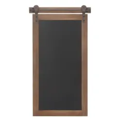 Wall Storage-Kirkland's Home Long Wood And Metal Frame Chalkboard