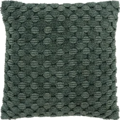 Pillows-Kirkland's Home Looped Cotton Throw Pillow Green