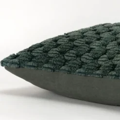 Pillows-Kirkland's Home Looped Cotton Throw Pillow Green