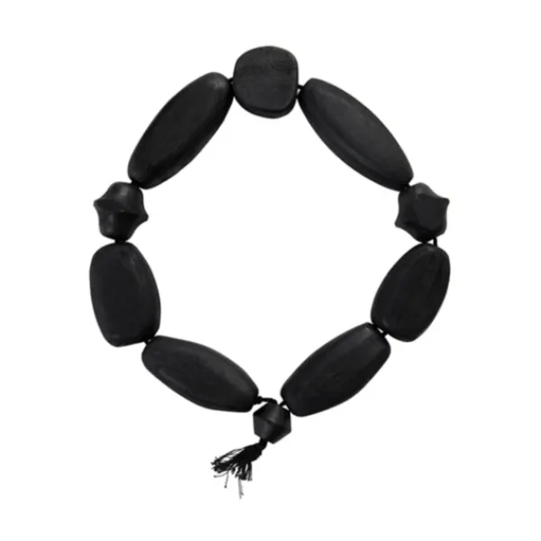 Decorative Accents-Kirkland's Home Looped Wooden Beaded Garland Black