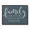 Wall Quotes & Signs-Kirkland's Home Loud Crazy Family Framed Art Print Blue