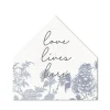 Wall Quotes & Signs-Kirkland's Home Love Lives Here House Shaped Canvas Art Print White/Blue