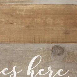 Decorative Trays-Kirkland's Home Love Lives Here Wooden Tray Brown