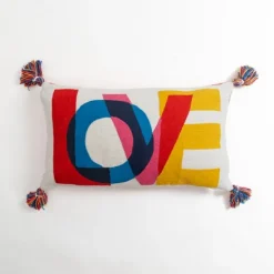 Pillows-Kirkland's Home Love Pride Lumbar Pillow Multi
