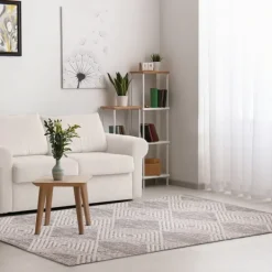 Outdoor Rugs-Kirkland's Home Luxe Diamond Outdoor Area Rug, 5X7 Gray
