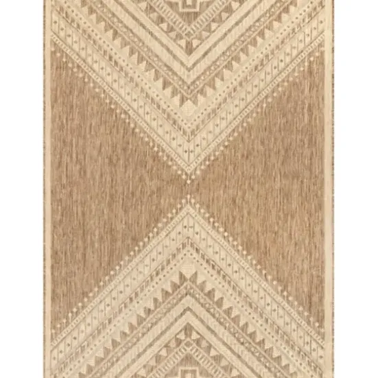Outdoor Rugs-Kirkland's Home Luxe Diamond Outdoor Area Rug, 6X9 Gray