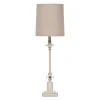 Buffet Lamps-Kirkland's Home Mackinaw Cream Crystal Buffet Lamp Ivory