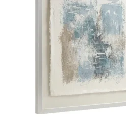 Framed Art-Kirkland's Home Madison Park Blue Abstract Framed Art Print Blue/White