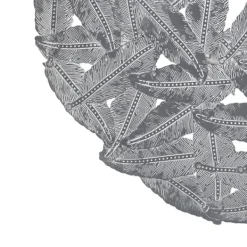 Wall Plaques-Kirkland's Home Madison Park Iron Feathers Wall Plaques, Set Of 3 Silver/Gray