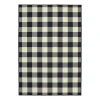 Outdoor Rugs-Kirkland's Home Madura Buffalo Check Outdoor Area Rug, 6X9 Black/White