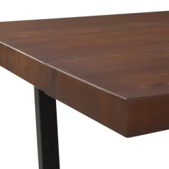 Dining Tables-Kirkland's Home Mahogany Distressed Solid Wood Dining Table Brown