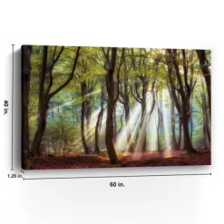 Canvas Art-Kirkland's Home Majestic Morning Giclee Canvas Art Print Green