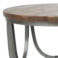 Accent & End Tables-Kirkland's Home Mango Wood Accent Table Brown