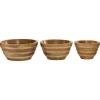 Decorative Bowls & Jars-Kirkland's Home Mango Wood Bowls, Set Of 3 Brown