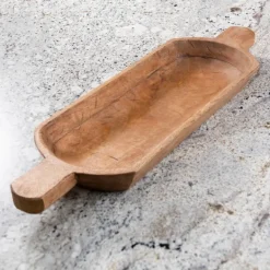 Decorative Bowls & Jars-Kirkland's Home Mango Wood Dough Bowl, 31 In. Brown