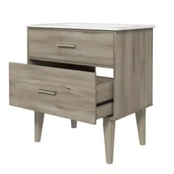 Bathroom Furniture-Kirkland's Home Maple Corinth Wood Sink Vanity Gray