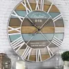 Clocks-Kirkland's Home Maritime Planks Wall Clock