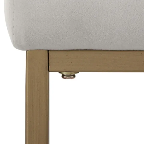 Bar Stools & Counter Height Stools-Kirkland's Home Marley And Gold Counter Stools, Set Of 2 Gray
