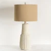 Table Lamps-Kirkland's Home Marsha Cream Speckled Table Lamp Tan