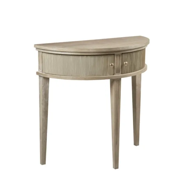 Console Tables-Kirkland's Home Martha Stewart Half Moon Console Table Tan