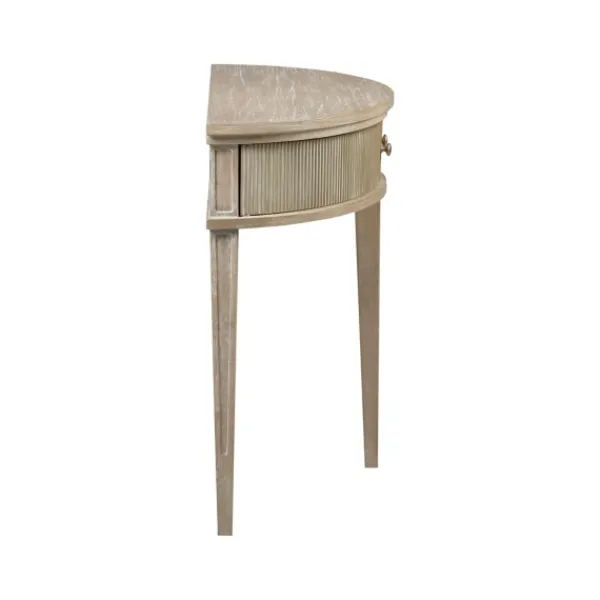 Console Tables-Kirkland's Home Martha Stewart Half Moon Console Table Tan