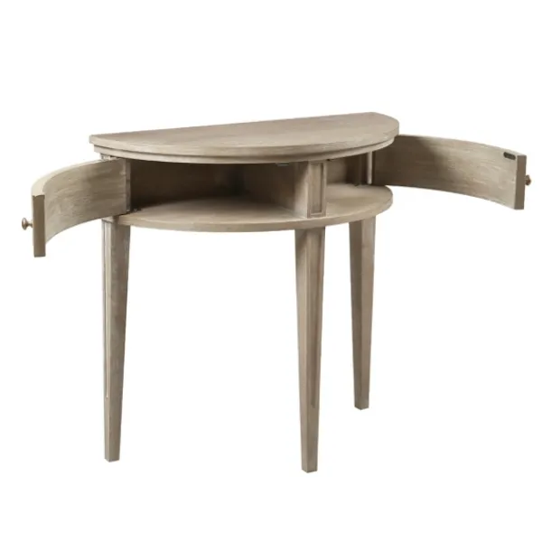 Console Tables-Kirkland's Home Martha Stewart Half Moon Console Table Tan