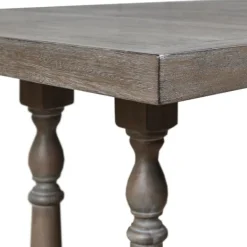 Dining Tables-Kirkland's Home Martha Stewart Tiffany Pedestal Dining Table Gray