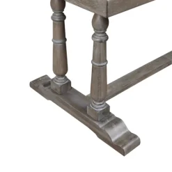 Dining Tables-Kirkland's Home Martha Stewart Tiffany Pedestal Dining Table Gray