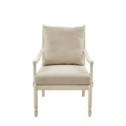 Accent Chairs-Kirkland's Home Martha Stewart Toni Accent Chair Ivory