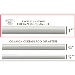 Curtain Rods & Hardware-Kirkland's Home Matte Adjustable Prism Curtain Rod, 72 In. Silver