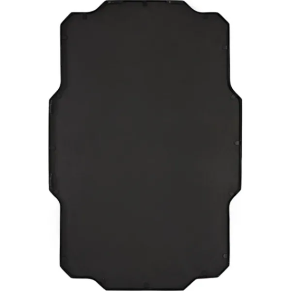 Decorative Mirrors-Kirkland's Home Matte Black Thin Linear Iron Frame Wall Mirror