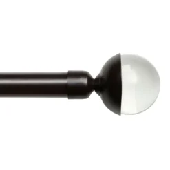 Curtain Rods & Hardware-Kirkland's Home Matte Bronze Eleanor Curtain Rod Set, 120 In.