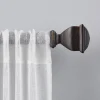 Curtain Rods & Hardware-Kirkland's Home Matte Bronze Nathan Curtain Rod, 72 In. Brown