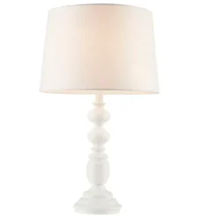 Table Lamps-Kirkland's Home Matte Candlestick Martha Stewart Table Lamp White