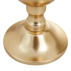 Candle Holders-Kirkland's Home Matte Metal 3-Pc. Pillar Candle Holder Set Gold