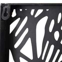 Wall Plaques-Kirkland's Home Matte Metal Tree Frame Wall Plaque Black