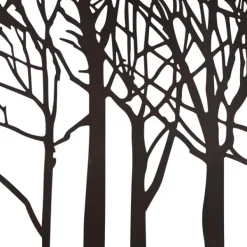 Wall Plaques-Kirkland's Home Matte Metal Tree Frame Wall Plaque Black