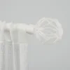 Curtain Rods & Hardware-Kirkland's Home Matte White Open Sphere Curtain Rod, 72 In.