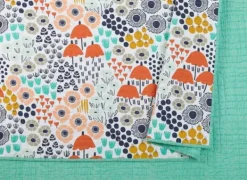Quilts-Kirkland's Home Mayflower Blue 2-Pc. King Bedding Quilt Set Blue/Orange/Gray