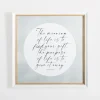 Wall Quotes & Signs-Kirkland's Home Meaning Of Life Wall Plaque White/Gray