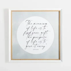 Wall Quotes & Signs-Kirkland's Home Meaning Of Life Wall Plaque White/Gray
