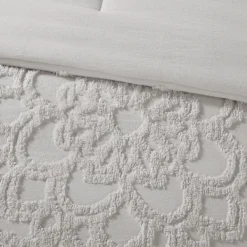 Comforters-Kirkland's Home Medallion California King 3-Pc. Comforter Set Gray