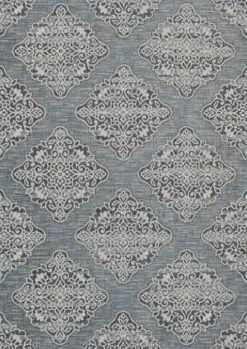 Outdoor Rugs-Kirkland's Home Medallion Devora Indoor/Outdoor Area Rug, 7X9 Gray