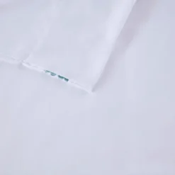 Bed Sheets-Kirkland's Home Medallion Hem Microfiber 4-Pc. Queen Sheet Set White/Blue